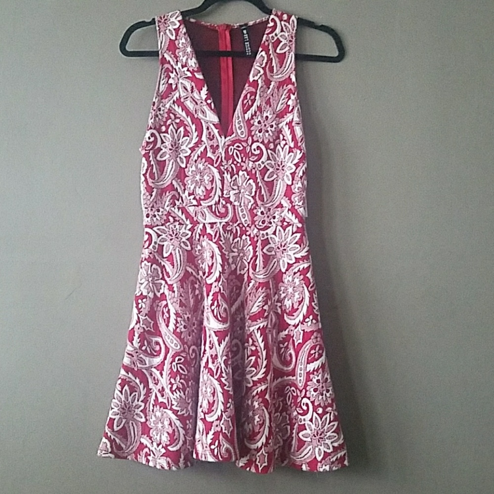 Brocade-ish skater dress